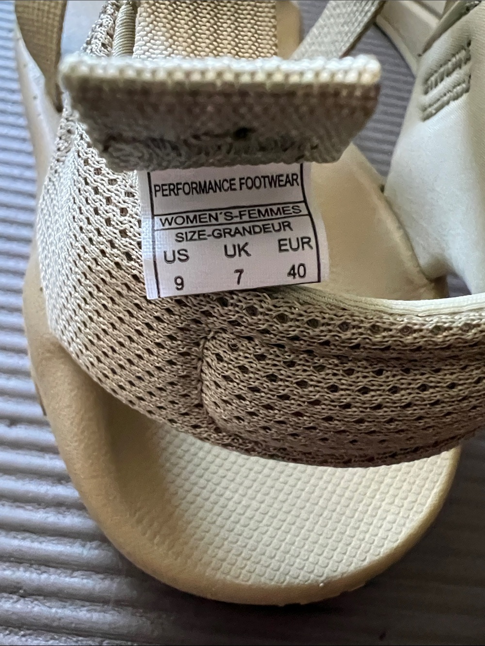 Chaco Women’s Sandals in Beige - Adjustable Straps - Picture 5 of 5